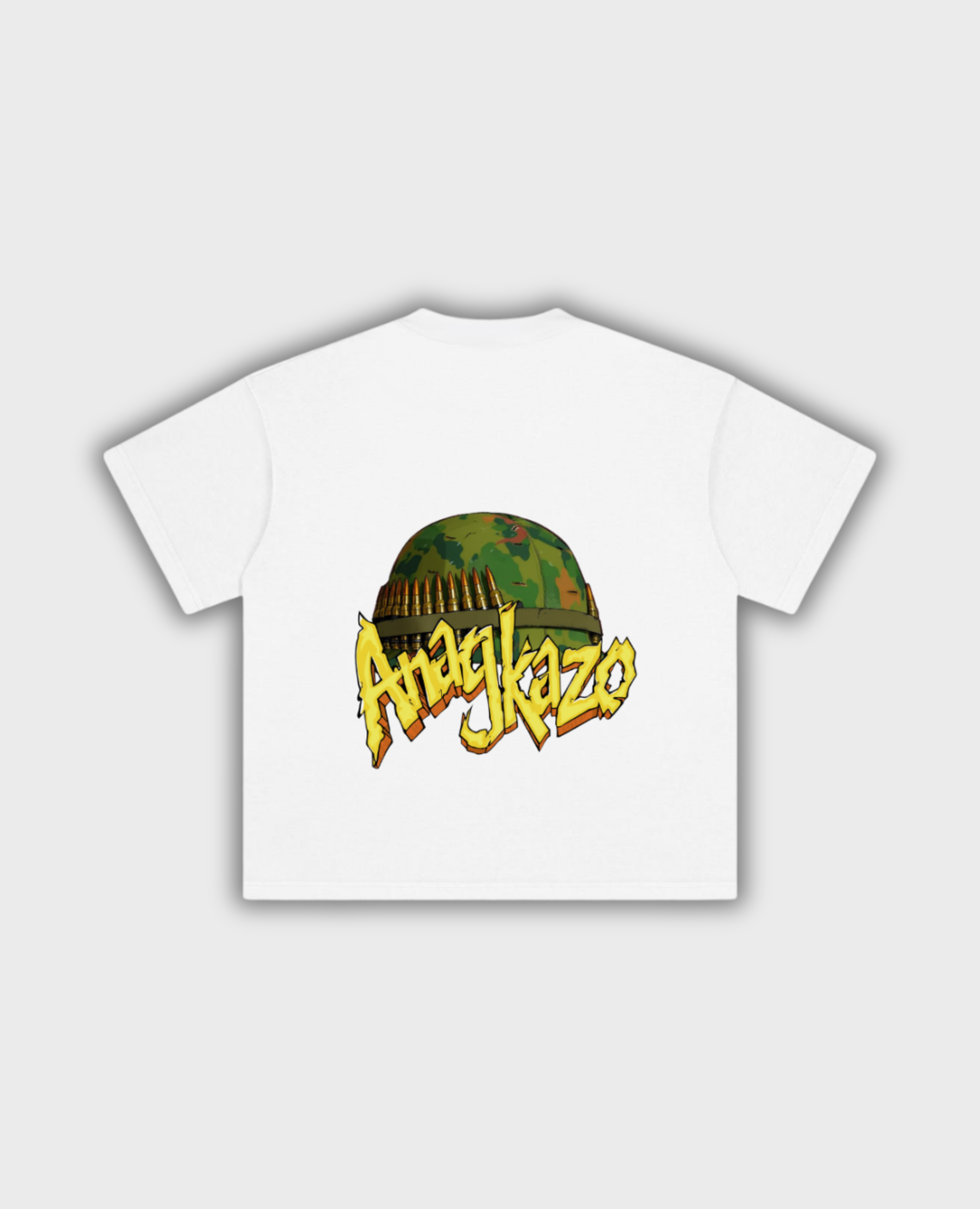 T-shirt Anagkazo — Blanc