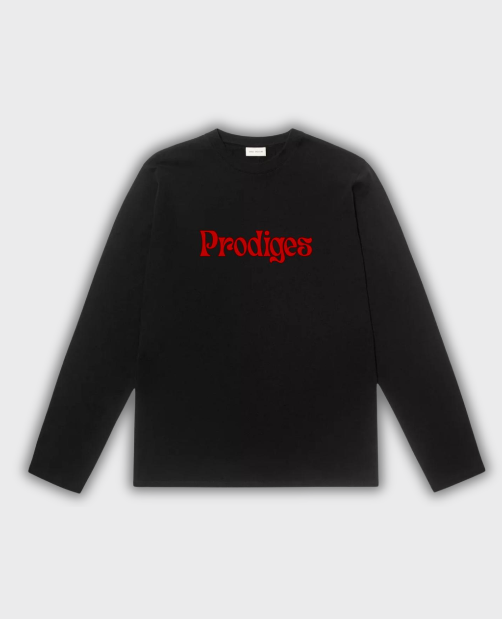 T-shirt manche longue Prodiges — Noir / Rouge