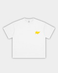T-shirt Prodiges — Blanc/Jaune